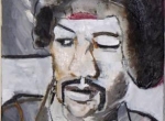 Jimi looking to the right (30 x 40 cm